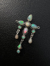 Load image into Gallery viewer, Ethiopian Opal Cross necklace
