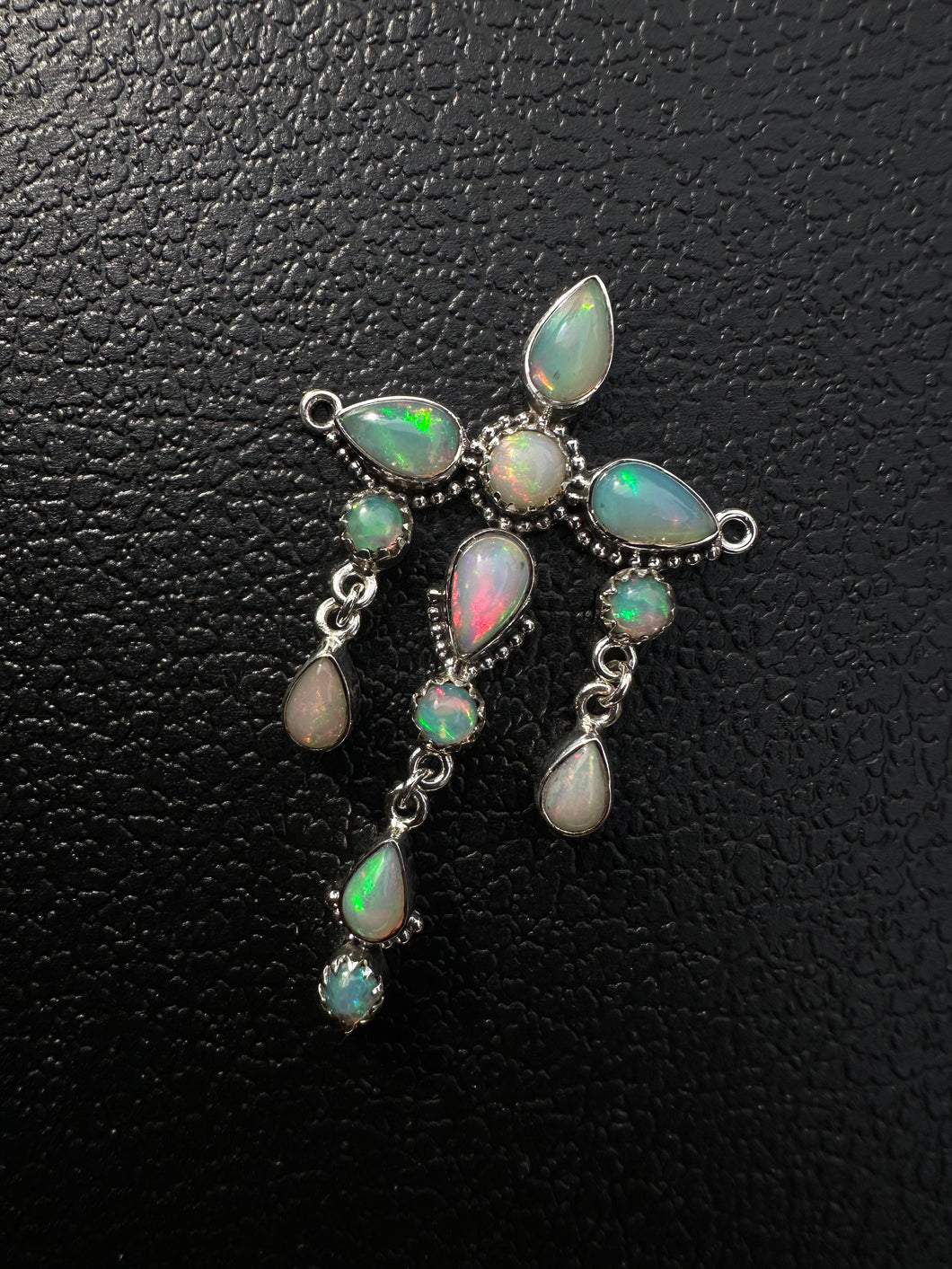 Ethiopian Opal Cross necklace