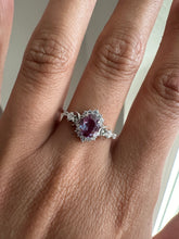 Load image into Gallery viewer, Alexandrite triple moon goddess ring
