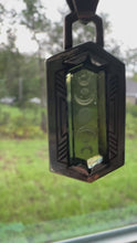 Load and play video in Gallery viewer, Celestial geninue Moldavite pendant
